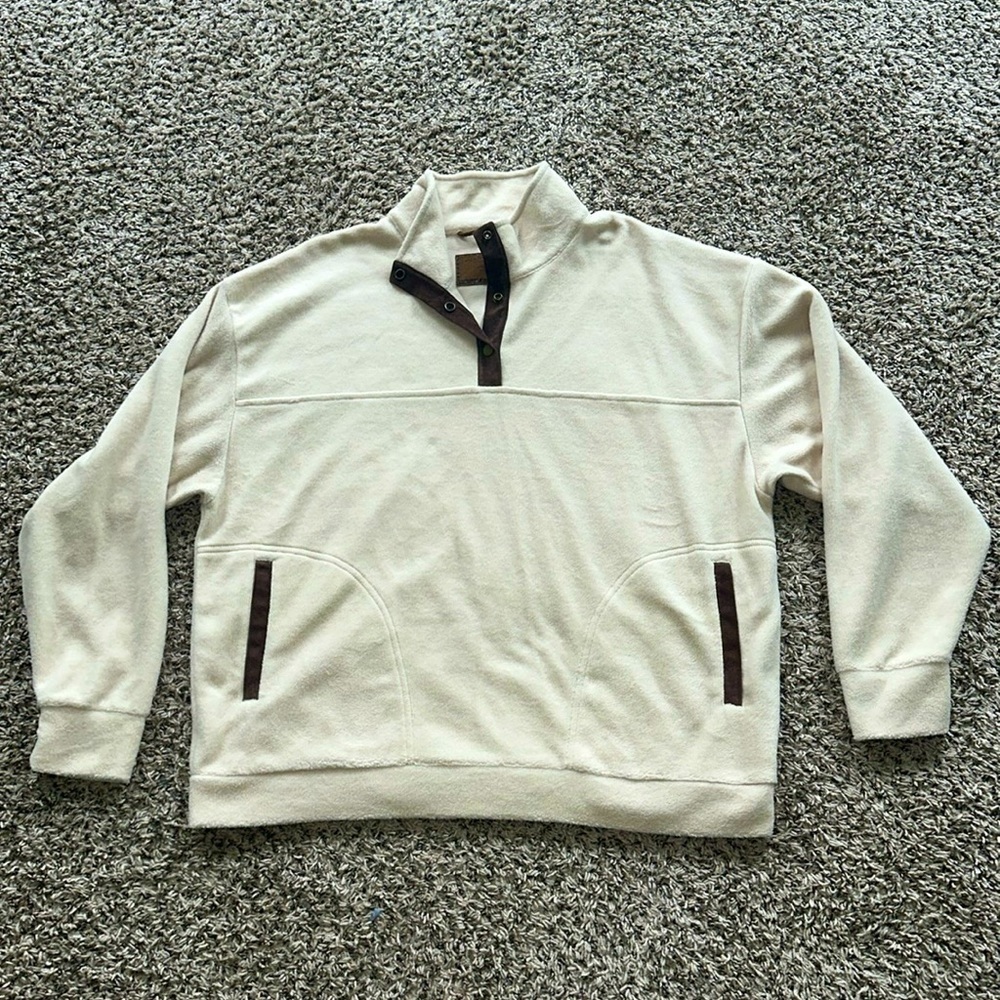 Clearwater Men’s pullover fleece jacket Sz XXL